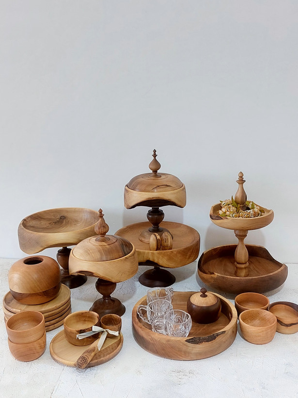 سرویس پذیرایی چوبی لوکس